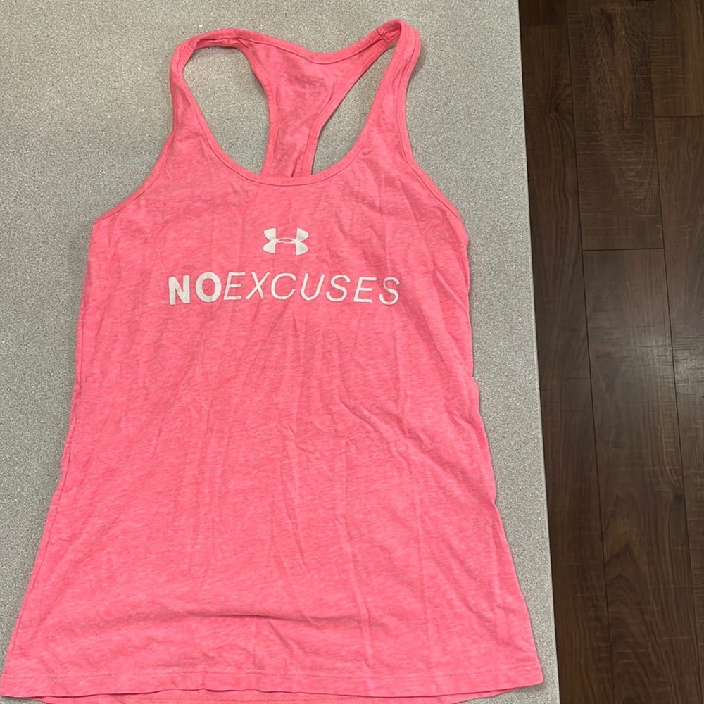Under-armour bright pink tank